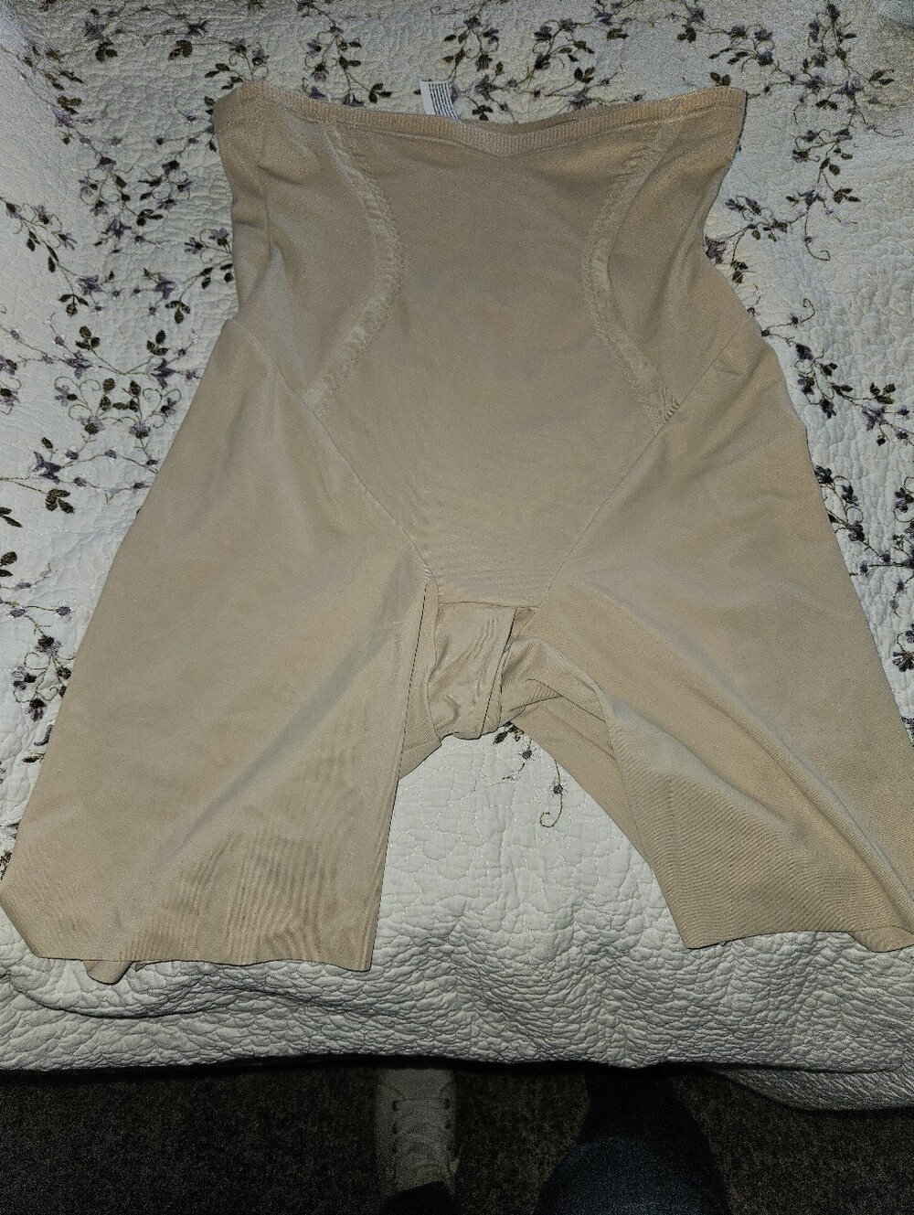 Maidenform Beige High-Waist Shapewear Shorts